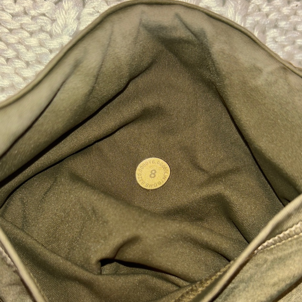 Lululemon Olive Green Women's Shorts - size 8 - Picture 7 of 10